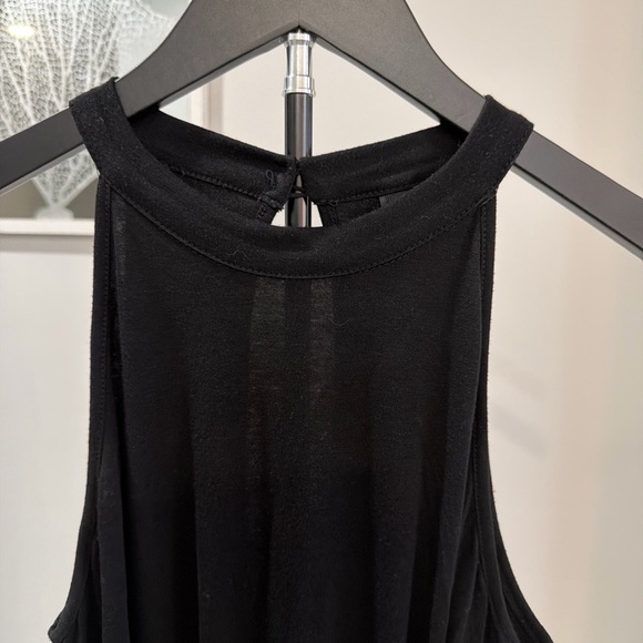 Merokeety Women's Black Sleeveless Halter Romper Dress - Picture 3 of 6